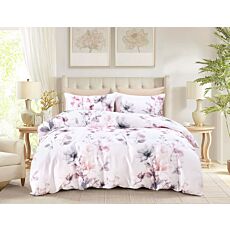 Linge de lit avec motif floral délicat