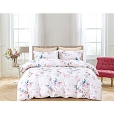 Linge de lit avec motif floral délicat